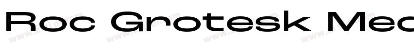 Roc Grotesk Medium字体转换
